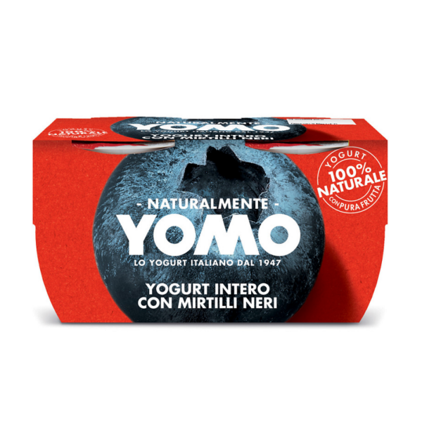 YOGURT YOMO INTERO AI MIRTILLI GR. 125 X 2