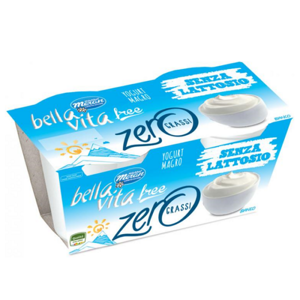 YOGURT BIANCO MAGRO SENZA LATTOSIO BELLA VITA GR. 125 X 2