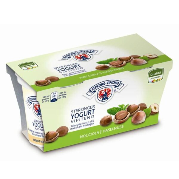 YOGURT INTERO ALLA NOCCIOLA VIPITENO GR. 125 X 2