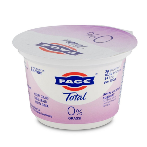 YOGURT GRECO BIANCO TOTAL 0% GRASSI FAGE GR. 150