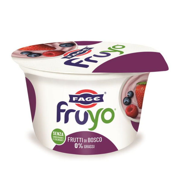 YOGURT GRECO AI FRUTTI DI BOSCO 0% GRASSI FRUYO GR. 150