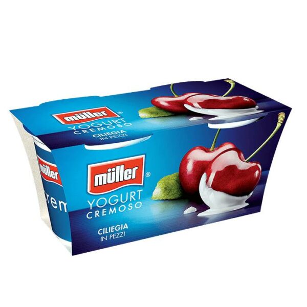 YOGURT CREMOSO ALLA CILIEGIA MULLER GR. 125 X 2