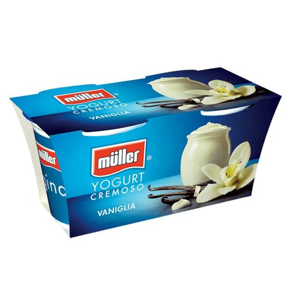 YOGURT CREMOSO ALLA VANIGLIA MULLER GR. 125 X 2