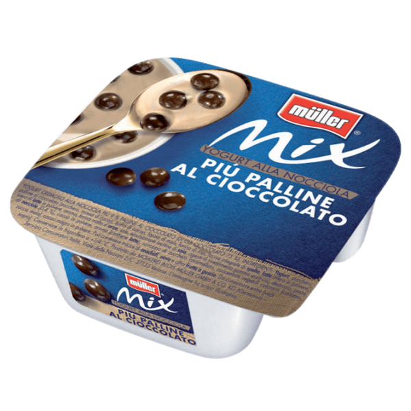 MULLER MIX NOCCIOLA & PALLINE DI CIOCCOLATO GR. 150