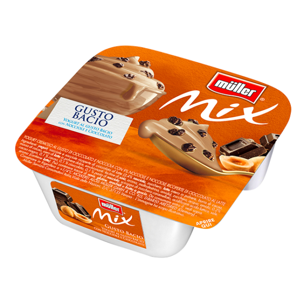 MULLER MIX CIOCCOLATO NOCCIOLE GUSTO BACIO GR. 150