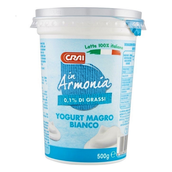 YOGURT MAGRO BIANCO IN ARMONIA CRAI GR. 500