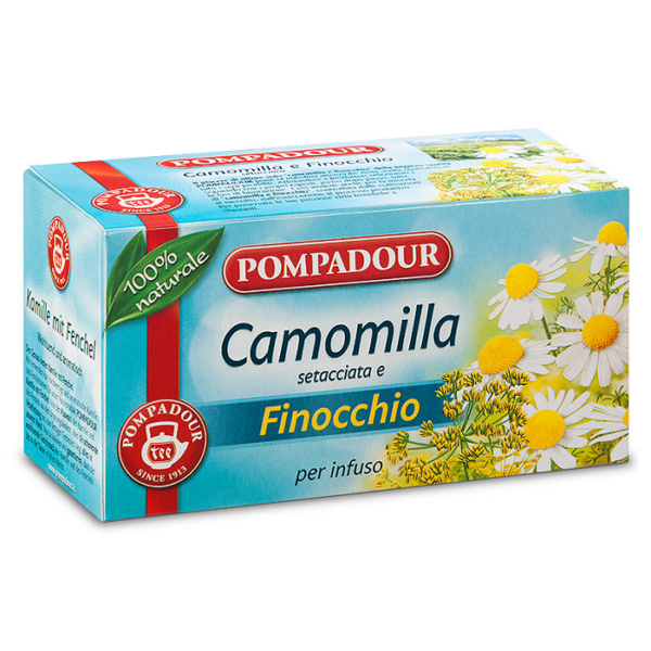 CAMOMILLA SETACCIATA & FINOCCHIO POMPADOUR X 20 FILTRI