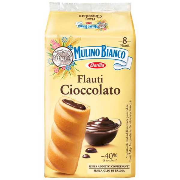 FLAUTI AL CIOCCOLATO MULINO BIANCO X 8 PEZZI