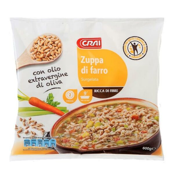 ZUPPA DI FARRO CON OLIO EXTRAVERGINE CRAI GR. 600