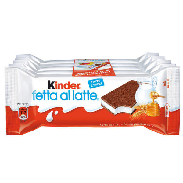 KINDER FETTA AL LATTE GR. 28 X 5 PEZZI