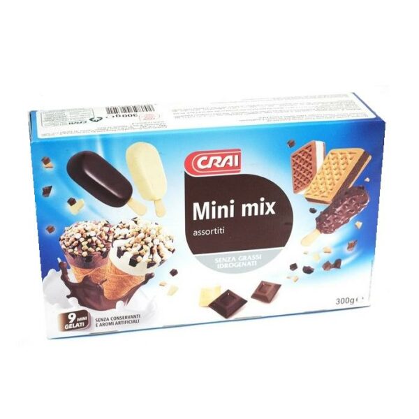 GELATI MINI MIX ASSORTITI CRAI X 9 PEZZI