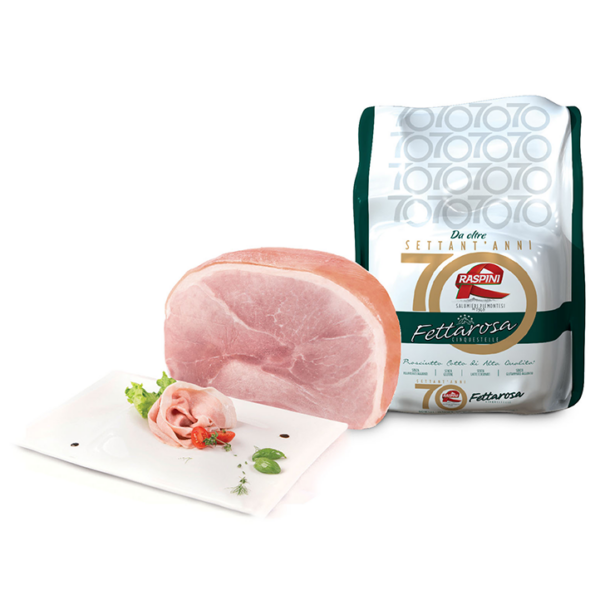 PROSCIUTTO COTTO FETTAROSA RASPINI GR. 150