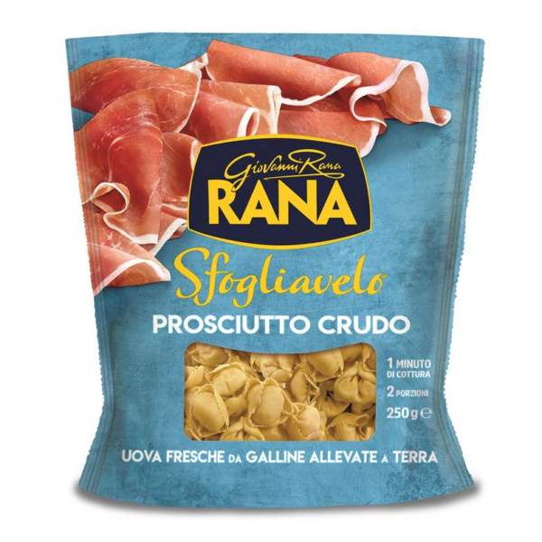 TORTELLINI AL PROSCIUTTO CRUDO SFOGLIAVELO RANA GR. 250