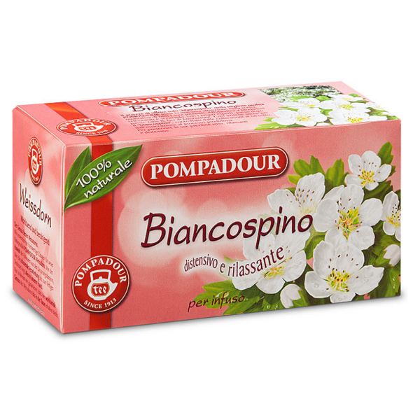 INFUSO BIANCOSPINO POMPADOUR X 20 FILTRI