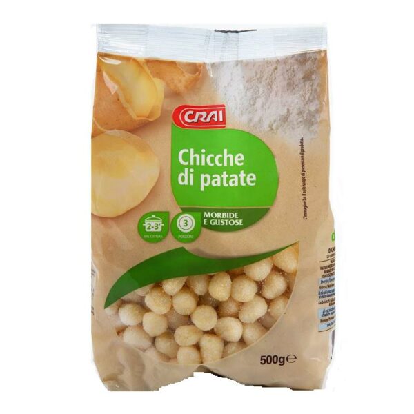 CHICCHE DI PATATE CRAI GR. 500