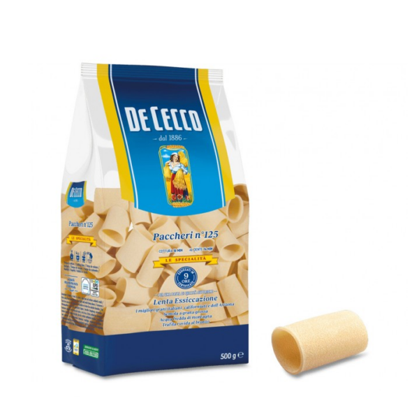 PACCHERI LE SPECIALITÀ DE CECCO GR. 500 N. 125