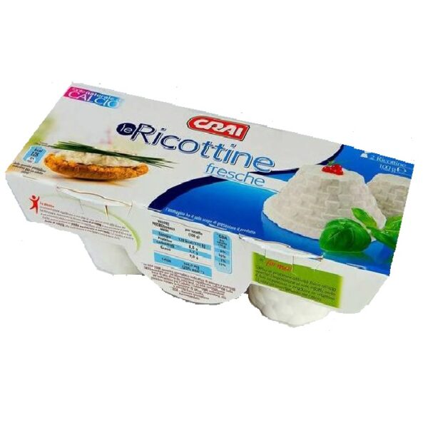 RICOTTINA FRESCA CRAI GR. 100 X 2