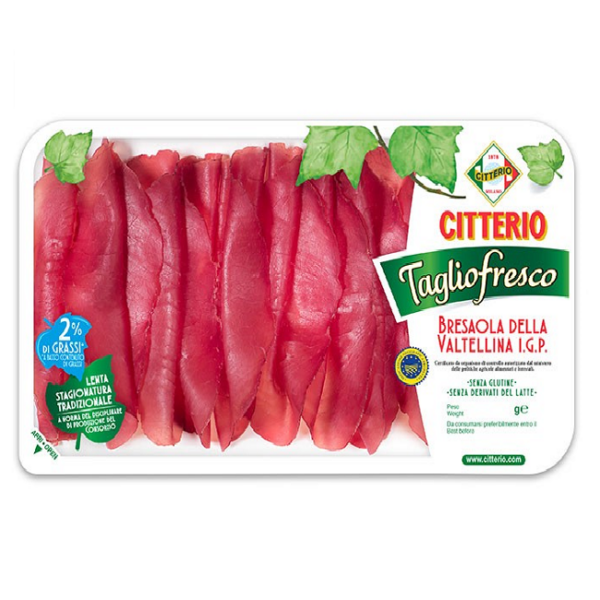 BRESAOLA DELLA VALTELLINA IGP TAGLIOFRESCO CITTERIO GR. 100