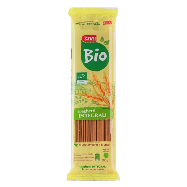 SPAGHETTI INTEGRALI BIO CRAI GR. 500 N. 3