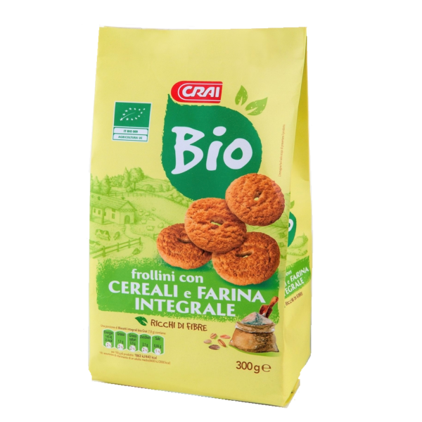 FROLLINI BIO CEREALI E FARINA INTEGRALE CRAI GR. 300