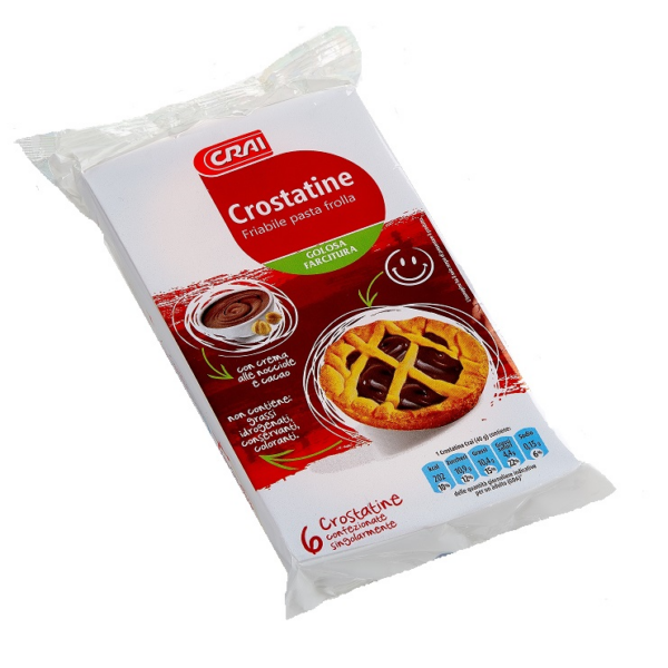 CROSTATINE AL CACAO CRAI X 6 PEZZI GR. 240