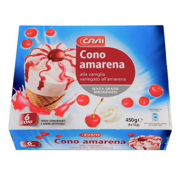 CORNETTO ALL'AMARENA CRAI X6 PEZZI