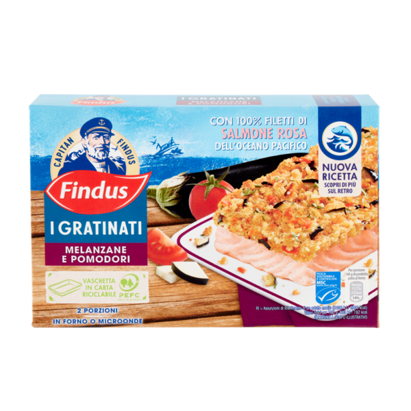 FILETTI DI SALMONE GRATINATO FINDUS GR. 280