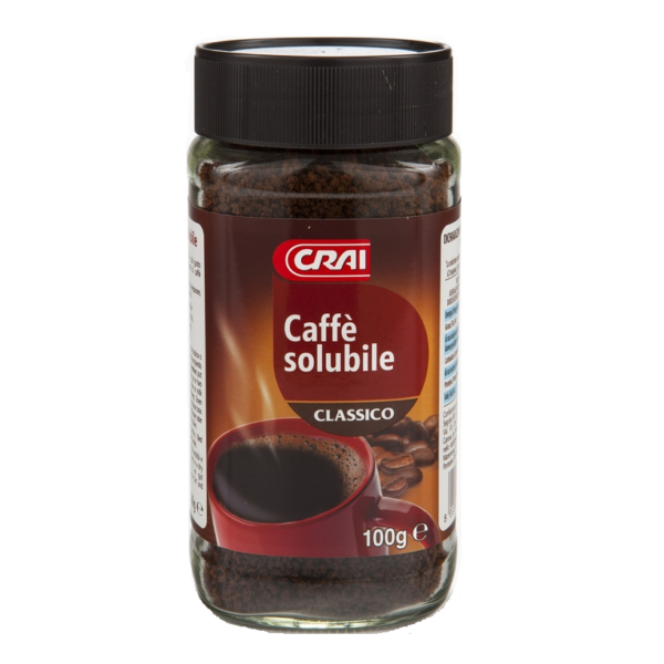 CAFFÉ SOLUBILE CLASSICO CRAI GR. 100