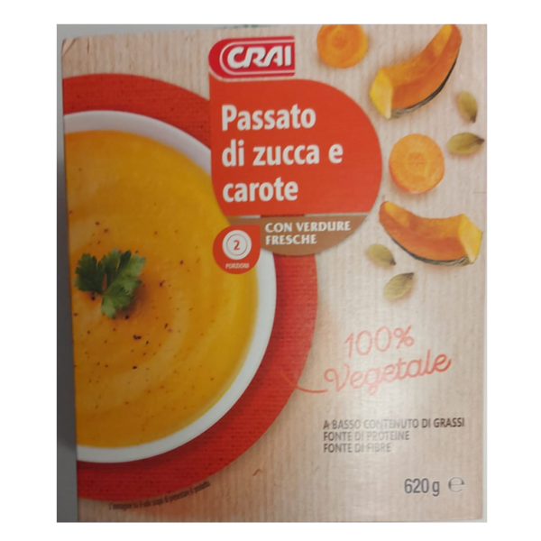 PASSATO DI ZUCCA & CAROTE CRAI GR. 620