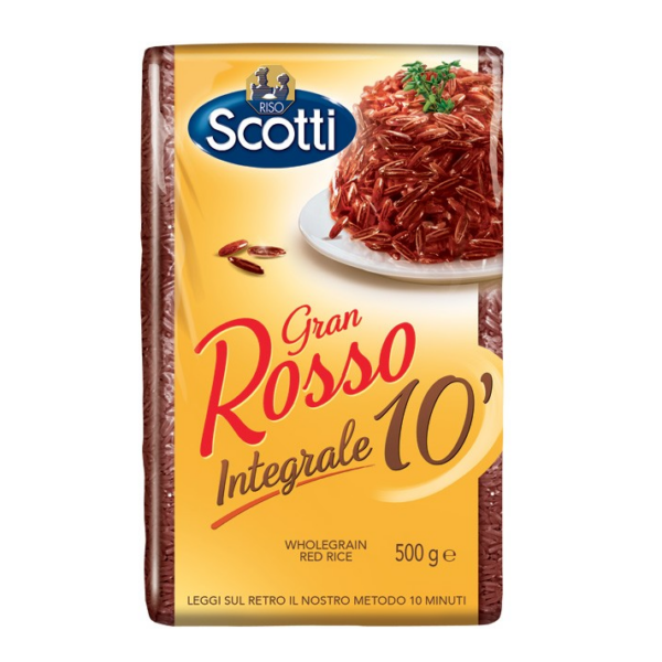 RISO INTEGRALE GRAN ROSSO 10` SCOTTI GR. 500