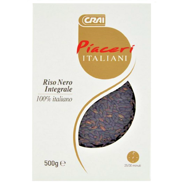 RISO NERO INTEGRALE PIACERI ITALIANI CRAI GR. 500