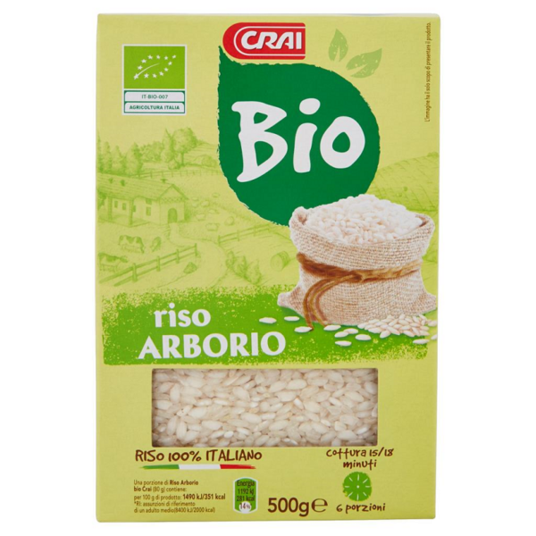 RISO ARBORIO BIO CRAI GR. 500