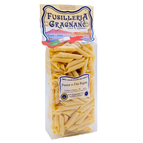 PENNE ZITE RIGATE IGP FUSILLERIA DI GRAGNANO GR. 500