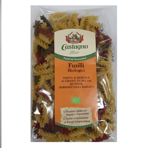 FUSILLI DI GRANO DURO BIO QUINOA MOLINO CASTAGNO GR. 500