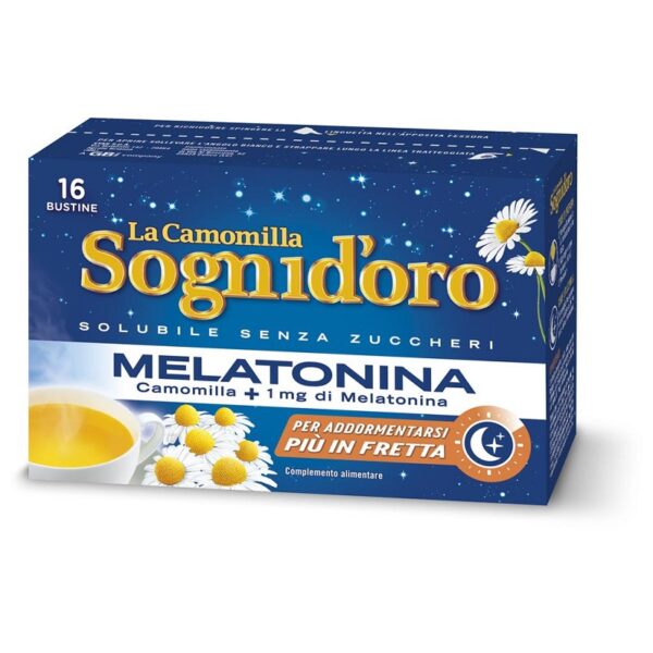 CAMOMILLA CON MELATONINA SOGNI D`ORO X 16 FILTRI