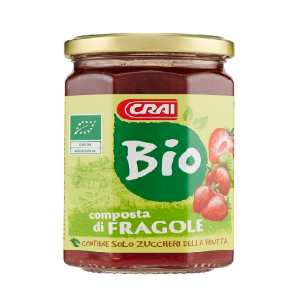 COMPOSTA DI FRAGOLE BIO S/Z AGGIUNTO CRAI GR. 240