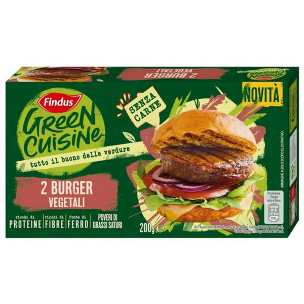 BURGER VEGETALE GREEN COUSINE FINDUS GR. 200