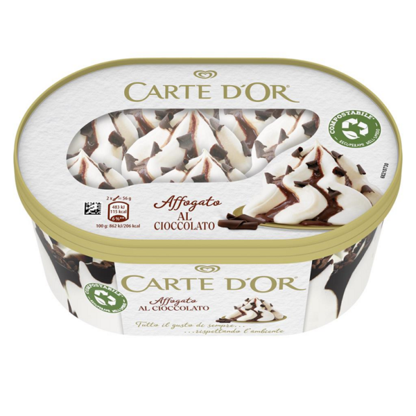 CARTE D´OR AFFOGATO AL CIOCCOLATO GR. 500