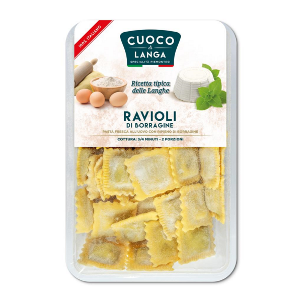 RAVIOLI DI BORRAGINE CUOCO DI LANGA GR. 250