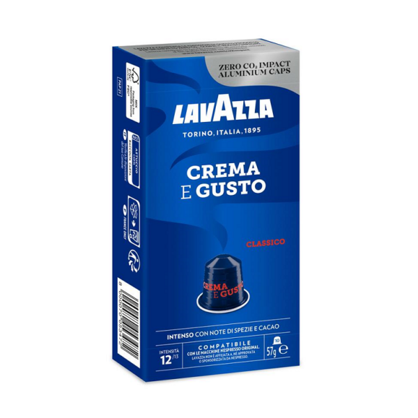 CAFFÈ CREMA E GUSTO CLASSICO LAVAZZA X 10 CAPS