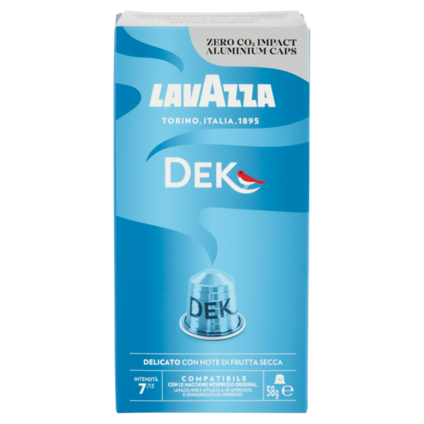 CAFFÈ LAVAZZA DEK DECAFFEINATO X 10 CAPS