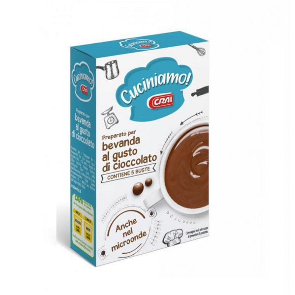 PREPARATO BEVANDA AL GUSTO CIOCCOLATO CRAI X 5 BUSTE GR. 125