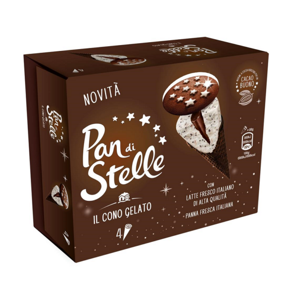 CONO PAN DI STELLE MULINO BIANCO X 4