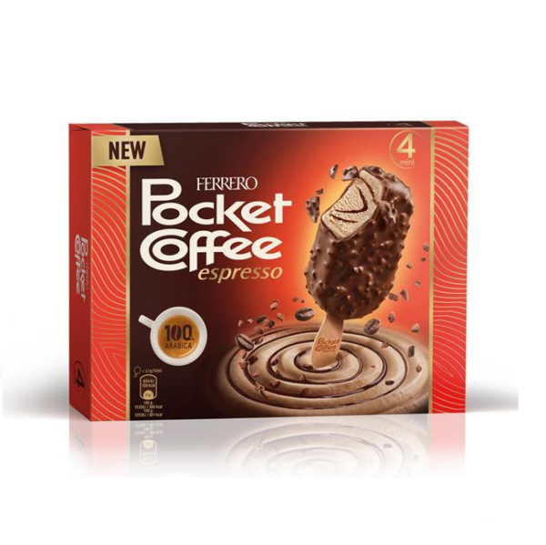 STECCO POCKET COFFE ESPRESSO FERRERO X 4