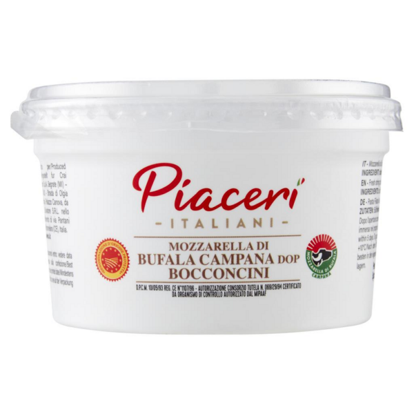 MOZZARELLA DI BUFALA CAMPANA DOP PIACERI ITALIANI GR. 250