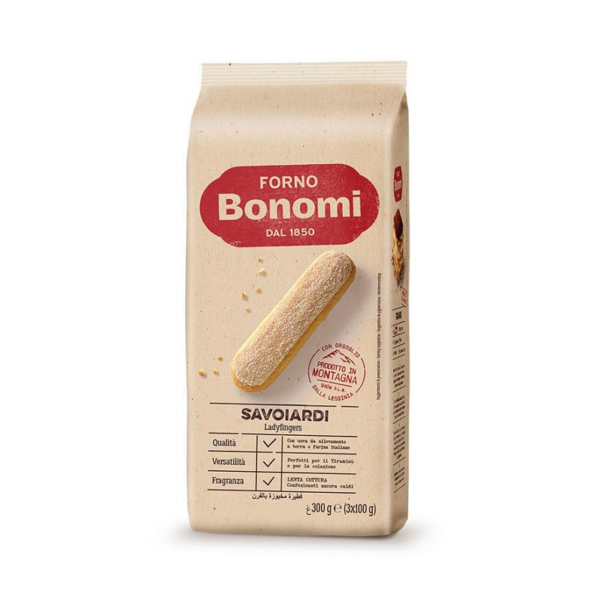 SAVOIARDI ALL'UOVO DOLCI DI MONTAGNA BONOMI GR. 300