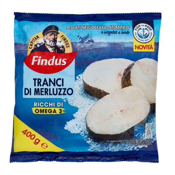 TRANCI DI MERLUZZO FINDUS GR. 400