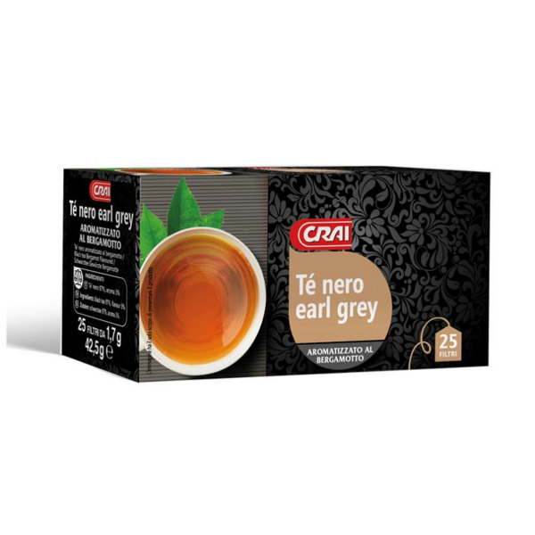 THE NERO EARL GREY CRAI X 25 FILTRI