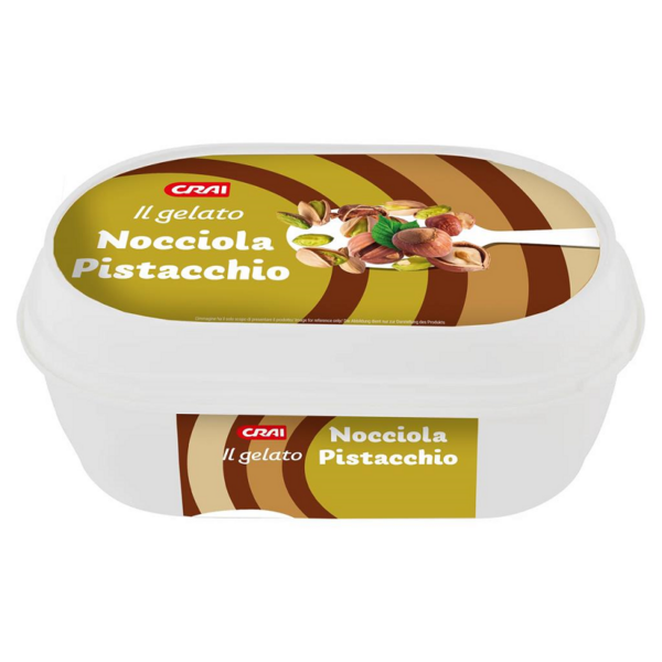 GELATO NOCCIOLA & PISTACCHIO CRAI GR. 500