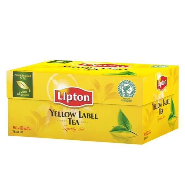 THE NERO YELLOW LABEL LIPTON X 50 BUSTINE